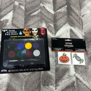 Halloween Face Paint & Tatoo Bundle